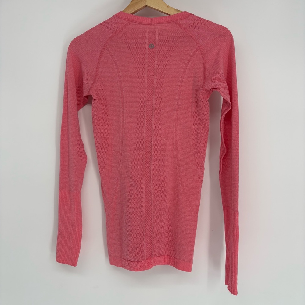 Lululemon Swiftly Tech Long Sleeve Top Pink